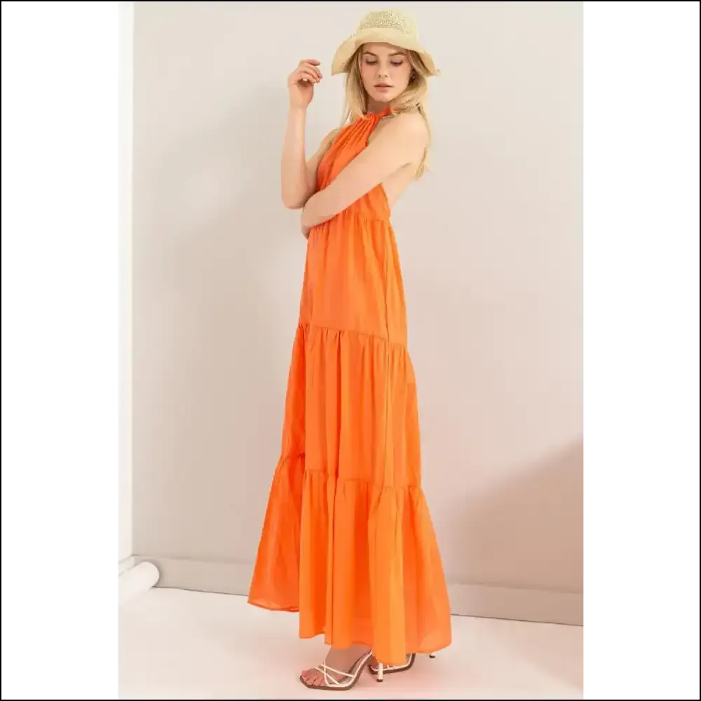 Unleash your Inner Goddess: Needful Things Halter Neck Maxi Dress Magic✨