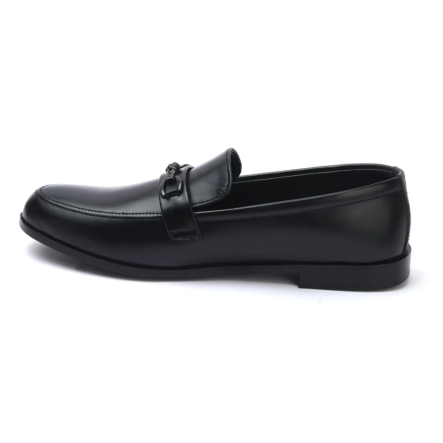 Valuable Perforated Leather - Classic Black Men’s Loafers