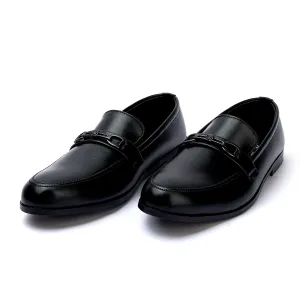 Valuable Perforated Leather - Classic Black Men’s Loafers
