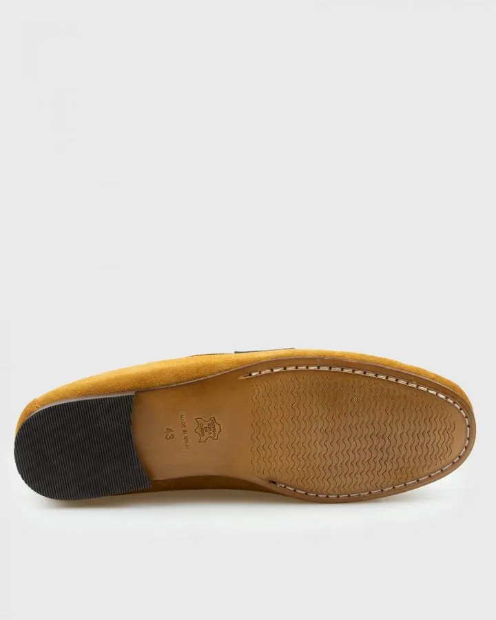 VINCENT & FRANKS VF64ANTI_ AZUL SUEDE LOAFER