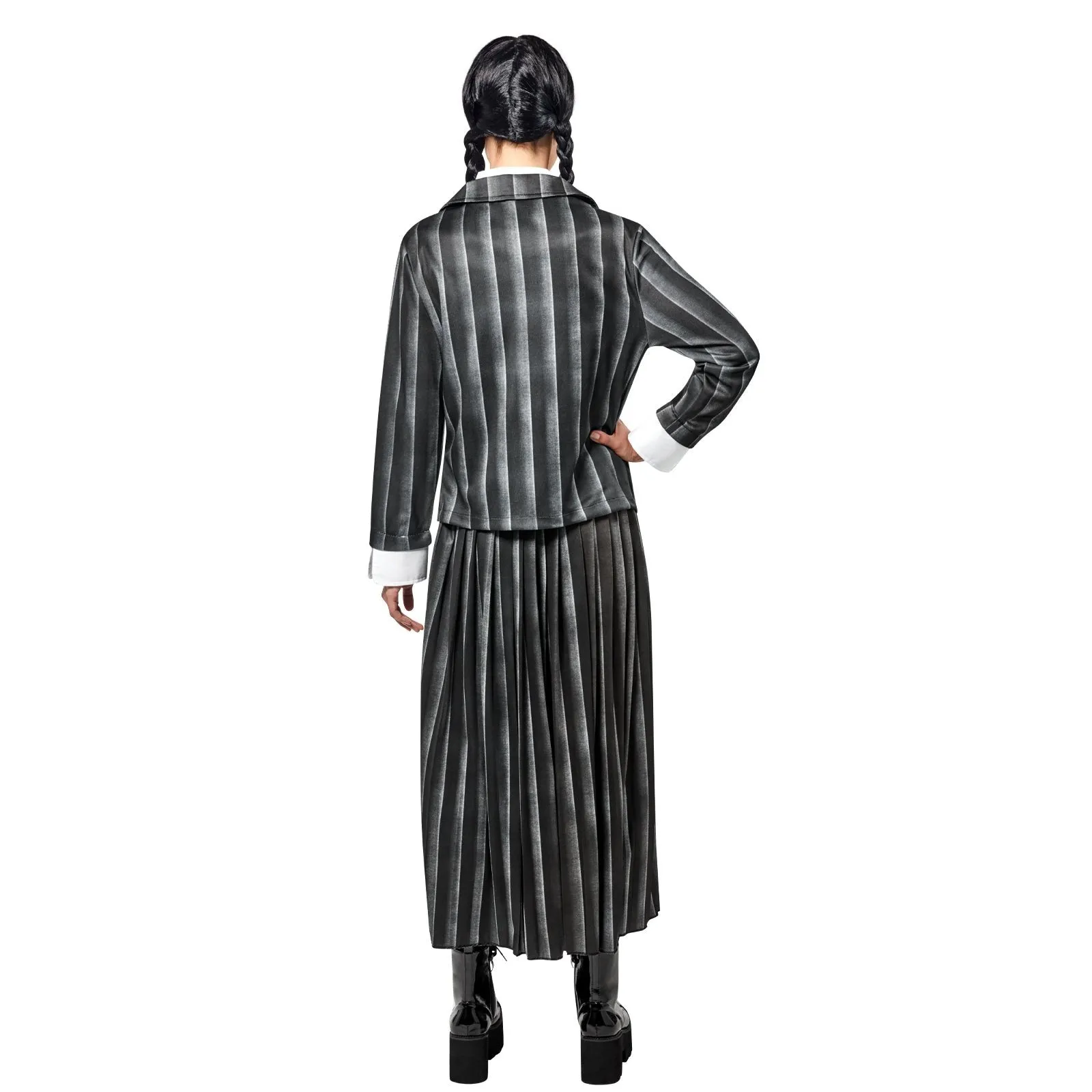 Wednesday Nevermore Academy Black Costume (Netflix), Adult