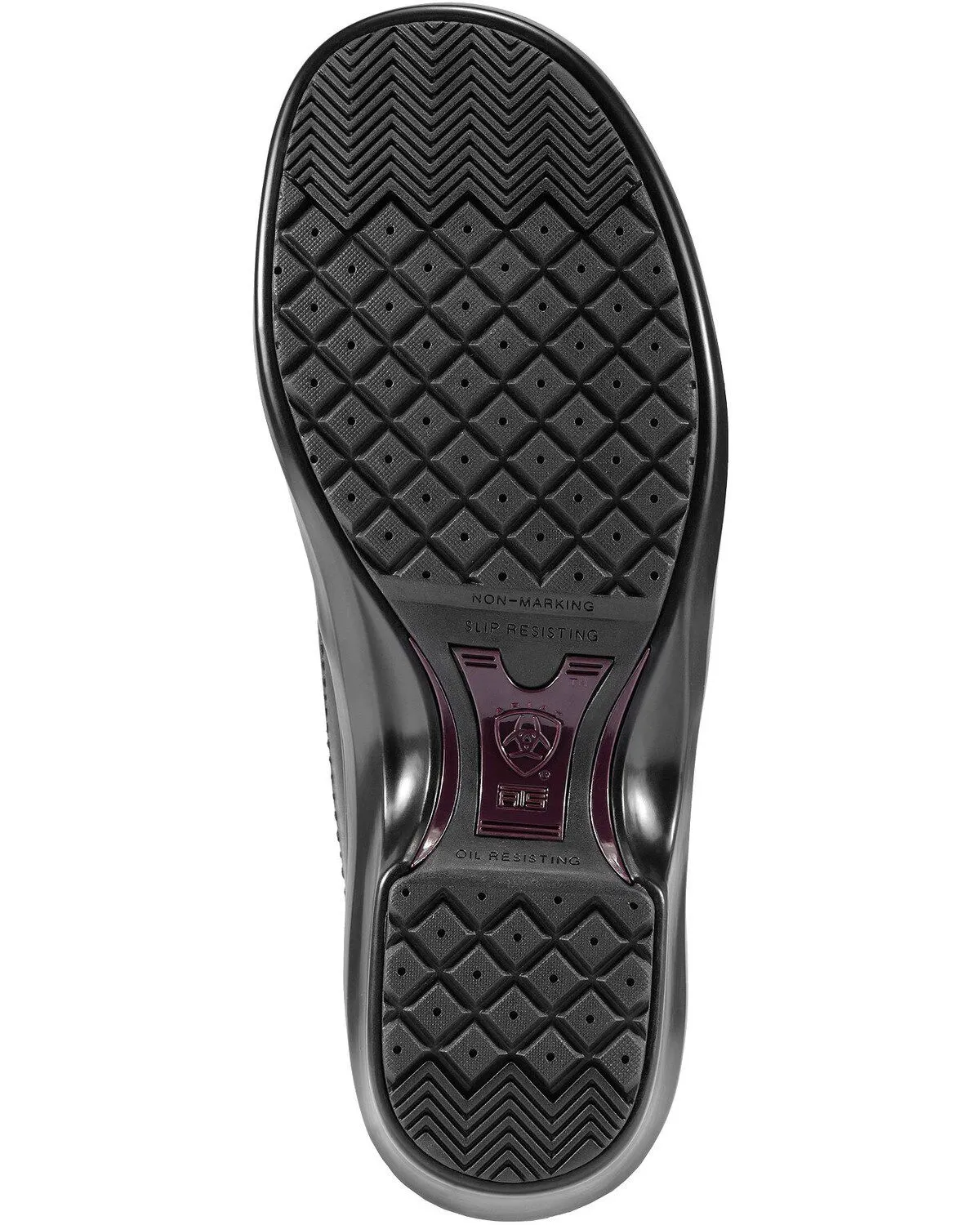 Women's Expert Safety Clog Slip-On Shoes - Composite Toe - Black - 10011976