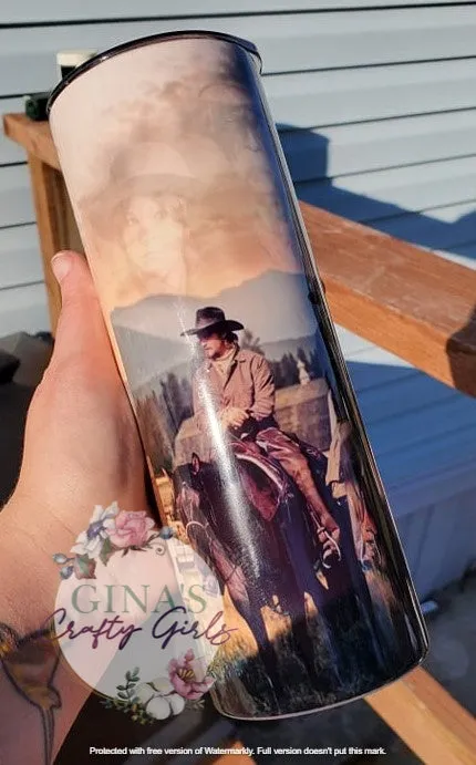 Yellowstone Cowboys With 1883 Skinny Tumbler