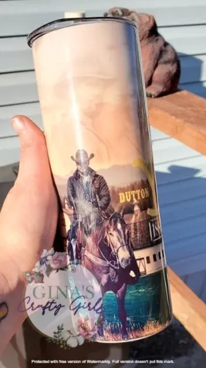 Yellowstone Cowboys With 1883 Skinny Tumbler