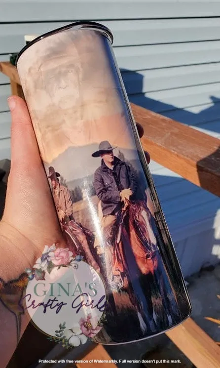 Yellowstone Cowboys With 1883 Skinny Tumbler