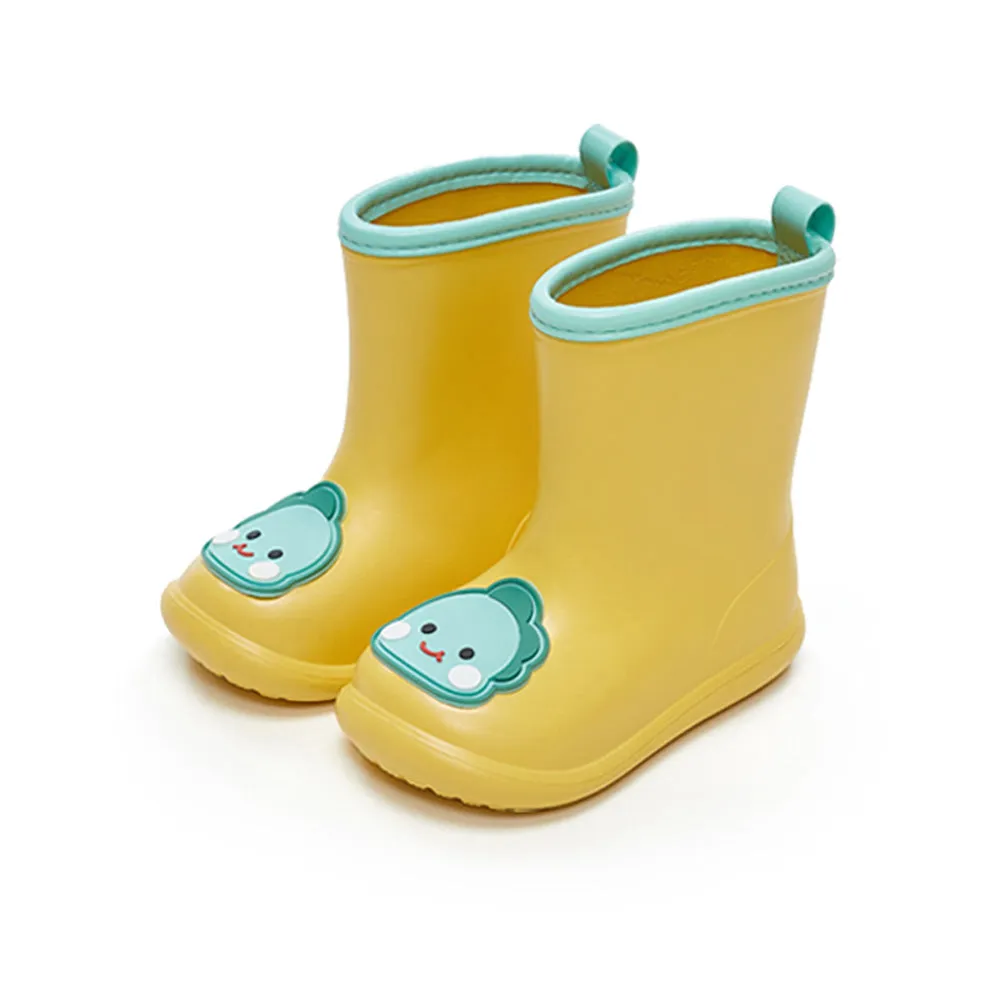 YouDiao Cartoon Rain Boots for Kids - Yellow, Size 190